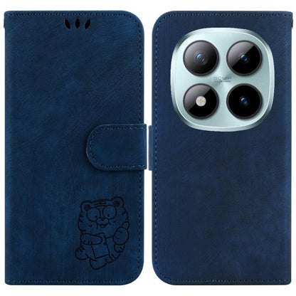 Little Tiger Embossed Leather Phone Case, For Redmi Note 15 Pro+ 5G 163.3mm / Poco M8 Pro 5G, For Redmi Note 15 4G / 5G Global 164mm / Poco M8 5G, For Redmi Note 15 Pro 5G Global 163.6mm, For Redmi 15C 5G / 4G EU 173mm / Poco C85 5G