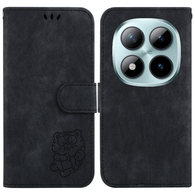 Little Tiger Embossed Leather Phone Case, For Redmi Note 15 Pro+ 5G 163.3mm / Poco M8 Pro 5G, For Redmi Note 15 4G / 5G Global 164mm / Poco M8 5G, For Redmi Note 15 Pro 5G Global 163.6mm, For Redmi 15C 5G / 4G EU 173mm / Poco C85 5G