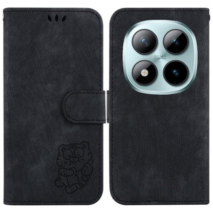 Little Tiger Embossed Leather Phone Case, For Redmi Note 15 Pro+ 5G 163.3mm / Poco M8 Pro 5G, For Redmi Note 15 4G / 5G Global 164mm / Poco M8 5G, For Redmi Note 15 Pro 5G Global 163.6mm, For Redmi 15C 5G / 4G EU 173mm / Poco C85 5G