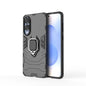 PC + TPU Shockproof Protective Phone Case with Magnetic Ring Holder