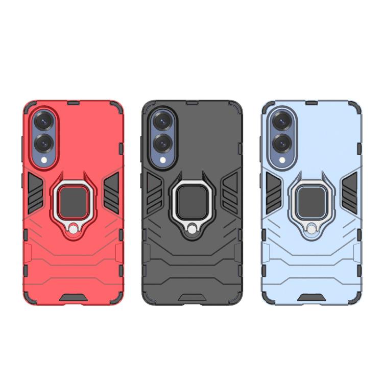 PC + TPU Shockproof Protective Phone Case with Magnetic Ring Holder