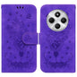 Butterfly Rose Embossed Leather Phone Case, For Redmi Note 14 4G 163.25mm, For Redmi Note 14 5G, For Redmi Note 14 Pro / Note 14 Pro+ 5G, For Redmi 14C 4G