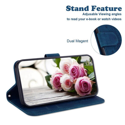 Butterfly Rose Embossed Leather Phone Case, For Redmi Note 14 4G 163.25mm, For Redmi Note 14 5G, For Redmi Note 14 Pro / Note 14 Pro+ 5G, For Redmi 14C 4G