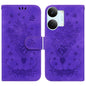 Butterfly Rose Embossed Leather Phone Case, For Redmi A7 Pro 4G / 5G 171mm / Poco C85x 5G, For Redmi Turbo 5 Max 5G / Poco X8 Pro Max 5G, For Redmi Turbo 5 5G / Poco X8 Pro 5G, For Redmi Note 15 Pro+ 5G 163.3mm / Poco M8 Pro 5G