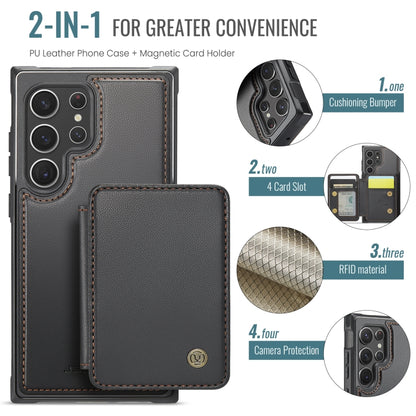 JEEHOOD J05 Business Magnetic Style RFID Leather Phone Case