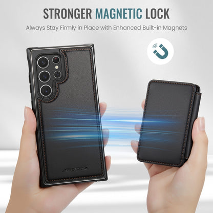 JEEHOOD J05 Business Magnetic Style RFID Leather Phone Case