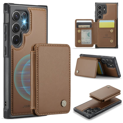 JEEHOOD J05 Business Magnetic Style RFID Leather Phone Case