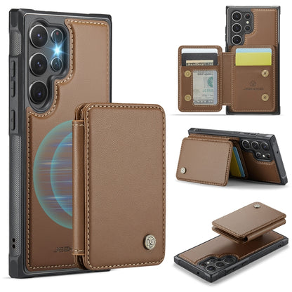 JEEHOOD J05 Business Magnetic Style RFID Leather Phone Case