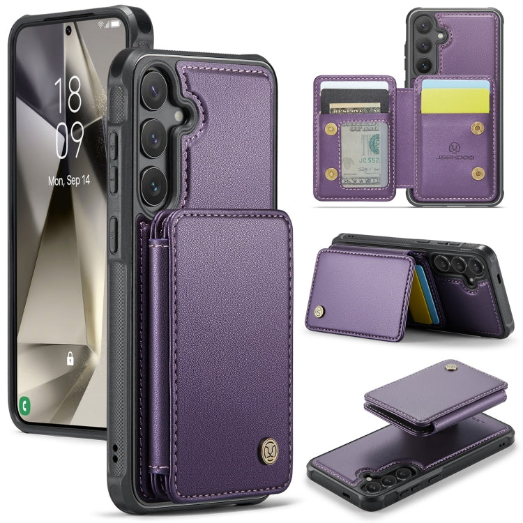 JEEHOOD J05 Business Magnetic Style RFID Leather Phone Case