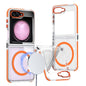 Dual-Color Clear Acrylic Hybrid TPU MagSafe Phone Case, For Galaxy Z Fold8 Ultra 5G, For Samsung Galaxy Z Flip6/7 FE, For Samsung Galaxy Z Flip7 5G, For Samsung Galaxy Z Flip5