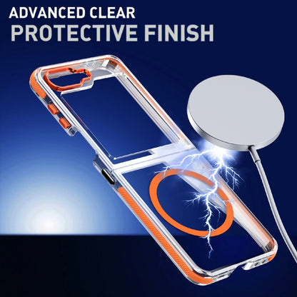 Dual-Color Clear Acrylic Hybrid TPU MagSafe Phone Case