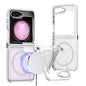 Dual-Color Clear Acrylic Hybrid TPU MagSafe Phone Case, For Galaxy Z Fold8 Ultra 5G, For Samsung Galaxy Z Flip6/7 FE, For Samsung Galaxy Z Flip7 5G, For Samsung Galaxy Z Flip5