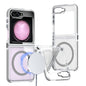 Dual-Color Clear Acrylic Hybrid TPU MagSafe Phone Case, For Galaxy Z Fold8 Ultra 5G, For Samsung Galaxy Z Flip6/7 FE, For Samsung Galaxy Z Flip7 5G, For Samsung Galaxy Z Flip5