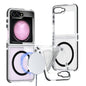 Dual-Color Clear Acrylic Hybrid TPU MagSafe Phone Case, For Galaxy Z Fold8 Ultra 5G, For Samsung Galaxy Z Flip6/7 FE, For Samsung Galaxy Z Flip7 5G, For Samsung Galaxy Z Flip5