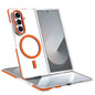 Dual-Color Clear Acrylic Hybrid TPU MagSafe Phone Case, For Galaxy Z Fold8 Ultra 5G, For Samsung Galaxy Z Flip6/7 FE, For Samsung Galaxy Z Flip7 5G, For Samsung Galaxy Z Flip5
