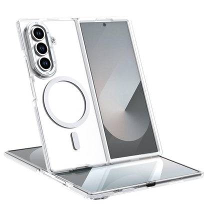 Dual-Color Clear Acrylic Hybrid TPU MagSafe Phone Case, For Galaxy Z Fold8 Ultra 5G, For Samsung Galaxy Z Flip6/7 FE, For Samsung Galaxy Z Flip7 5G, For Samsung Galaxy Z Flip5