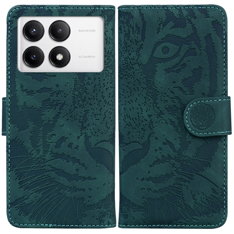 Tiger Embossing Pattern Flip Leather Phone Case