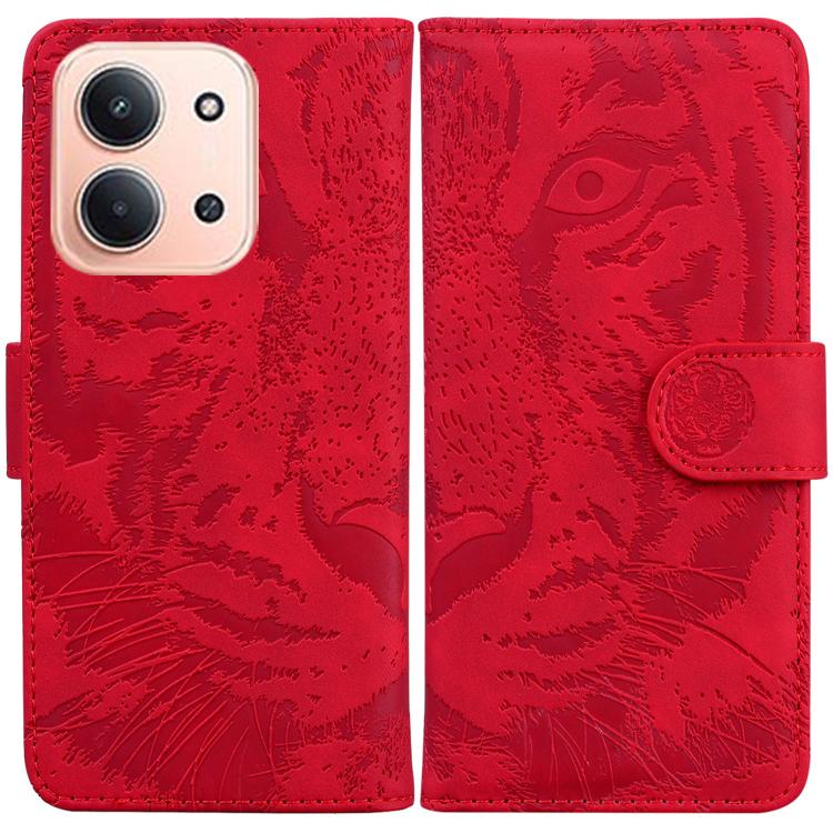 Tiger Embossing Pattern Flip Leather Phone Case, For Redmi Note 15 4G / 5G Global 164mm / Poco M8 5G, For Redmi Note 15 Pro 4G Global 163.2mm, For Redmi Note 15 Pro 5G Global 163.6mm, For Redmi 15C 5G / 4G EU 173mm / Poco C85 5G