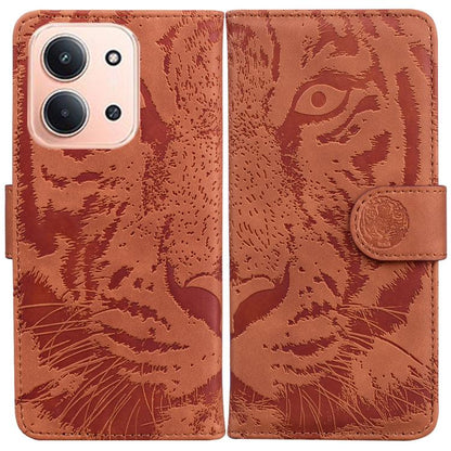 Tiger Embossing Pattern Flip Leather Phone Case, For Redmi Note 15 4G / 5G Global 164mm / Poco M8 5G, For Redmi Note 15 Pro 4G Global 163.2mm, For Redmi Note 15 Pro 5G Global 163.6mm, For Redmi 15C 5G / 4G EU 173mm / Poco C85 5G