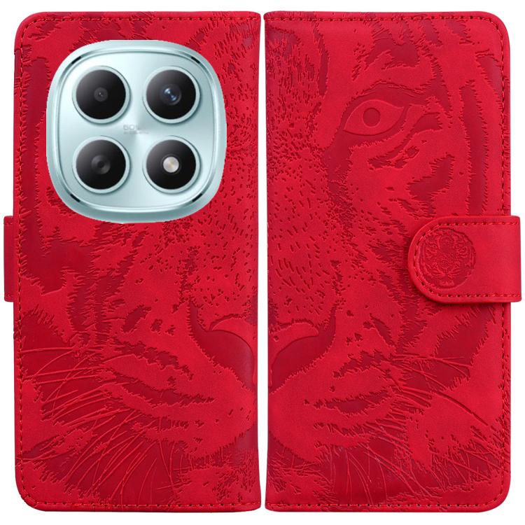 Tiger Embossing Pattern Flip Leather Phone Case, For Redmi Note 15 4G / 5G Global 164mm / Poco M8 5G, For Redmi Note 15 Pro 4G Global 163.2mm, For Redmi Note 15 Pro 5G Global 163.6mm, For Redmi 15C 5G / 4G EU 173mm / Poco C85 5G