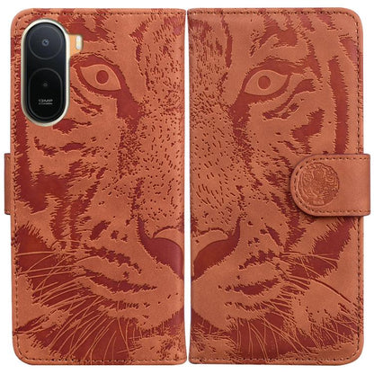 Tiger Embossing Pattern Flip Leather Phone Case, For Redmi A7 Pro 4G / 5G 171mm / Poco C85x 5G, For Redmi Turbo 5 Max 5G / Poco X8 Pro Max 5G, For Redmi Turbo 5 5G / Poco X8 Pro 5G, For Redmi Note 15 Pro+ 5G 163.3mm / Poco M8 Pro 5G