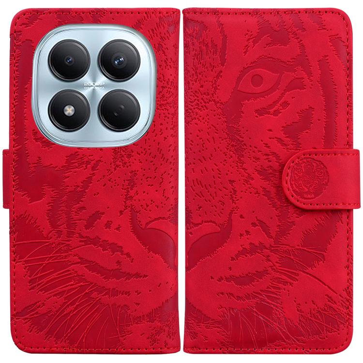 Tiger Embossing Pattern Flip Leather Phone Case, For Redmi Note 15 4G / 5G Global 164mm / Poco M8 5G, For Redmi Note 15 Pro 4G Global 163.2mm, For Redmi Note 15 Pro 5G Global 163.6mm, For Redmi 15C 5G / 4G EU 173mm / Poco C85 5G