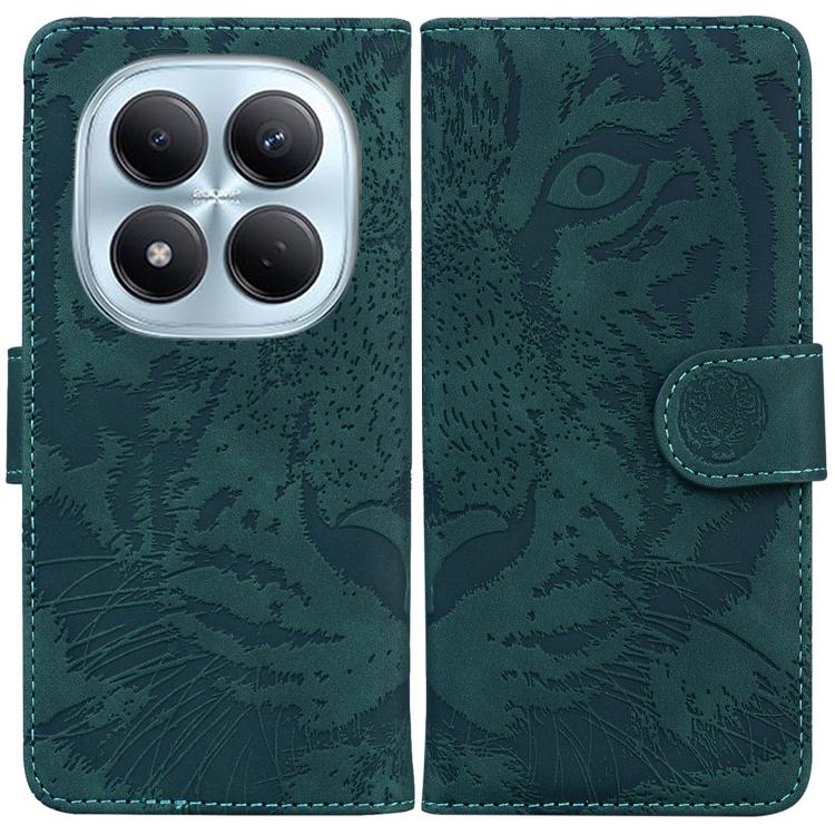 Tiger Embossing Pattern Flip Leather Phone Case, For Redmi Note 15 4G / 5G Global 164mm / Poco M8 5G, For Redmi Note 15 Pro 4G Global 163.2mm, For Redmi Note 15 Pro 5G Global 163.6mm, For Redmi 15C 5G / 4G EU 173mm / Poco C85 5G