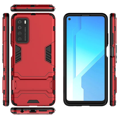 PC + TPU Shockproof Protective Case with Invisible Holder, For Huawei Honor Play 4