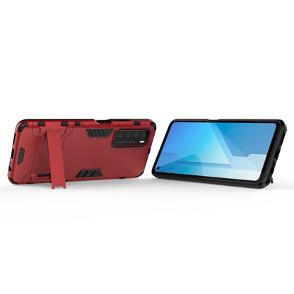 PC + TPU Shockproof Protective Case with Invisible Holder, For Huawei Honor Play 4