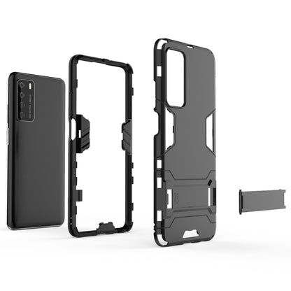 PC + TPU Shockproof Protective Case with Invisible Holder, For Huawei Honor Play 4