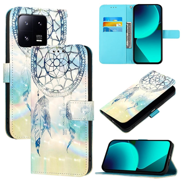 3D Painting Horizontal Flip Leather Phone Case, Series 8