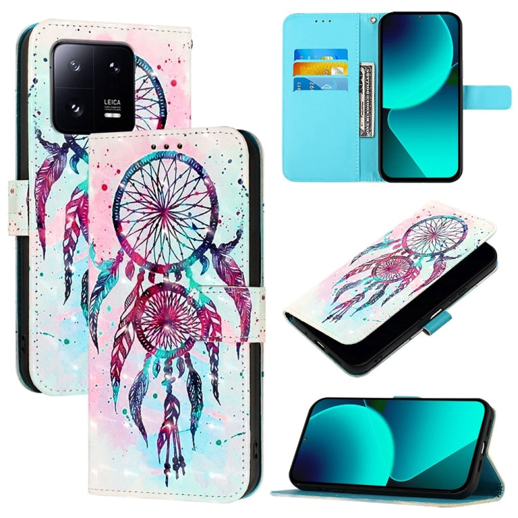 3D Painting Horizontal Flip Leather Phone Case, Series 8