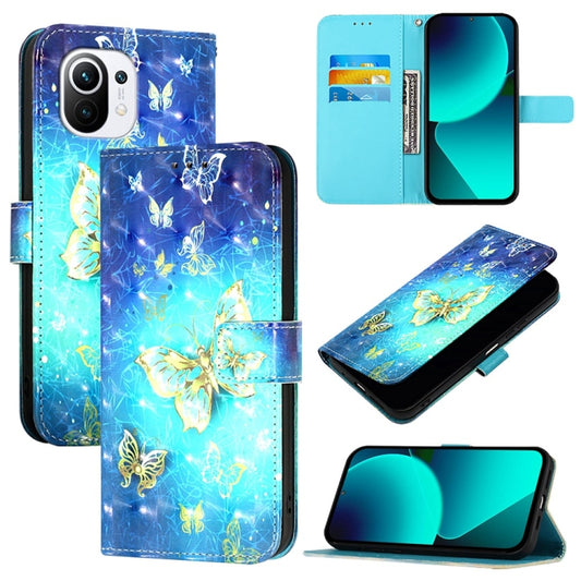 3D Painting Horizontal Flip Leather Phone Case, Series 8