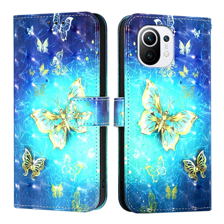 3D Painting Horizontal Flip Leather Phone Case, Series 8