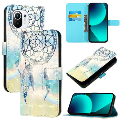 3D Painting Horizontal Flip Leather Phone Case, Series 8