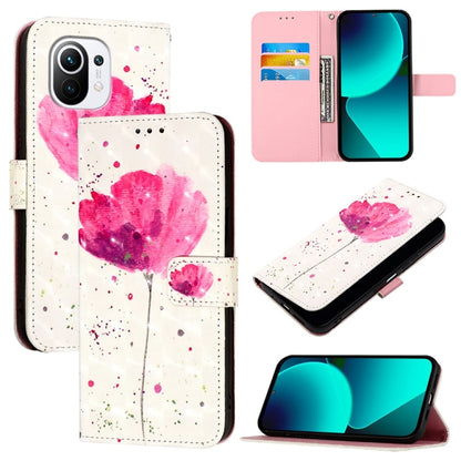 3D Painting Horizontal Flip Leather Phone Case, Series 8