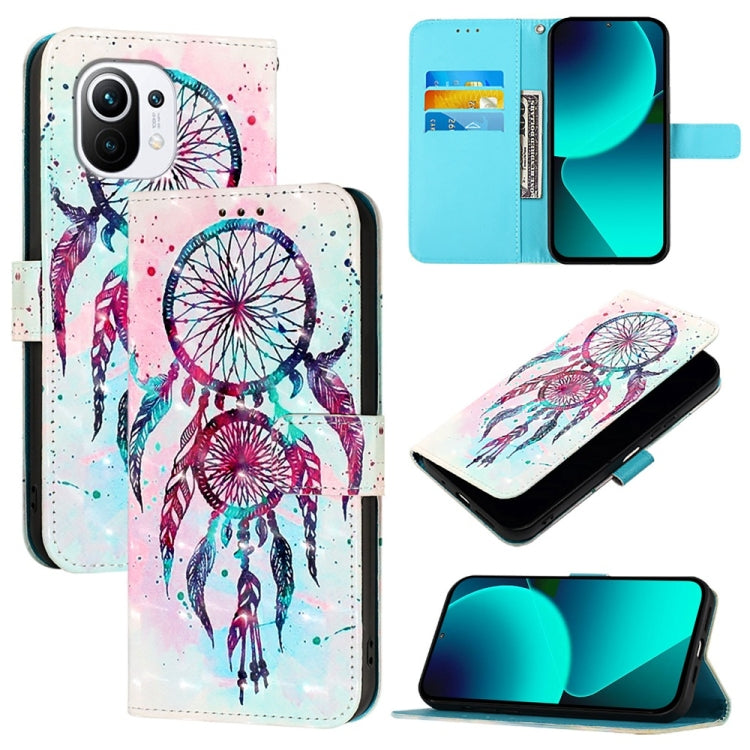 3D Painting Horizontal Flip Leather Phone Case, Series 8