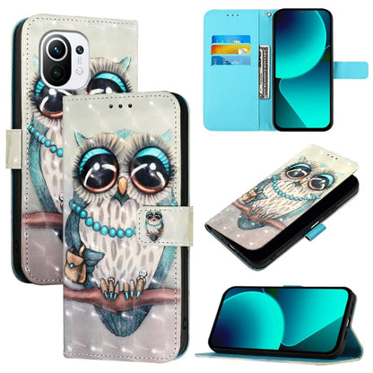 3D Painting Horizontal Flip Leather Phone Case, Series 8