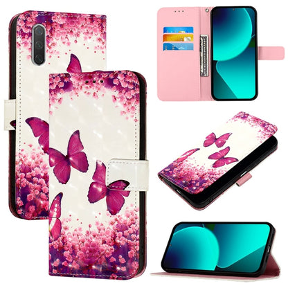 3D Painting Horizontal Flip Leather Phone Case, Series 8