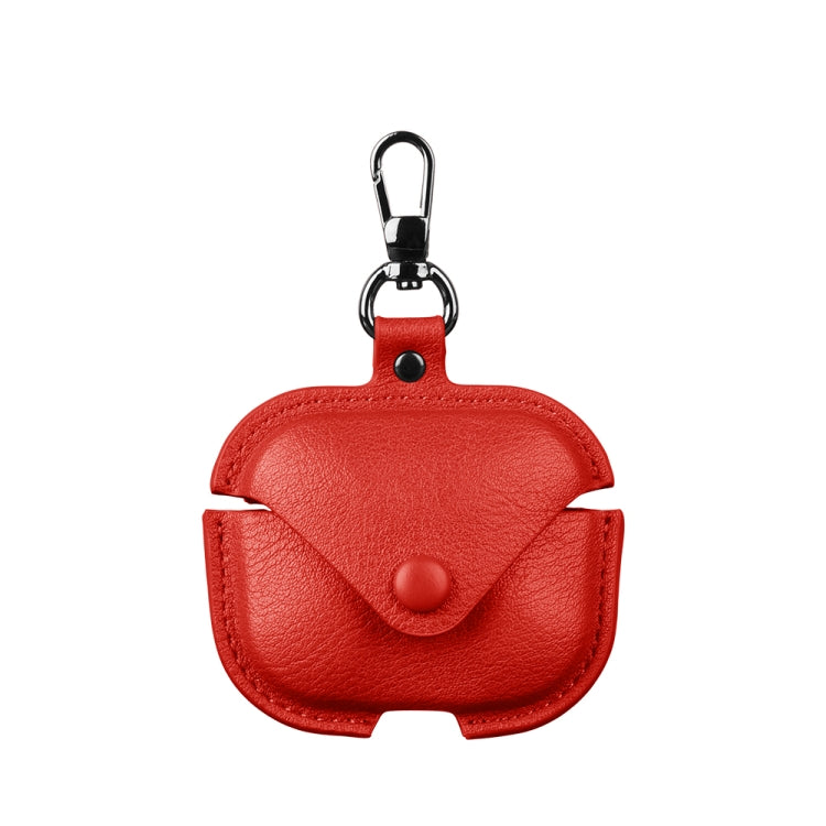 Business Leather Earphone Protective Case with Hook, For Redmi Buds 8 Active, For Redmi Buds 6 Pro / 8 Pro, For Redmi Buds 5 / 6S, For Redmi Buds 6 Active Edition
