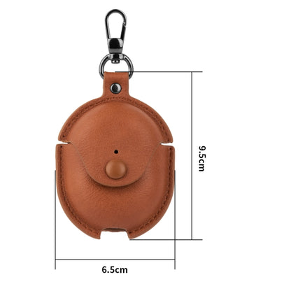 Business Leather Earphone Protective Case with Hook