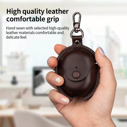 Business Leather Earphone Protective Case with Hook