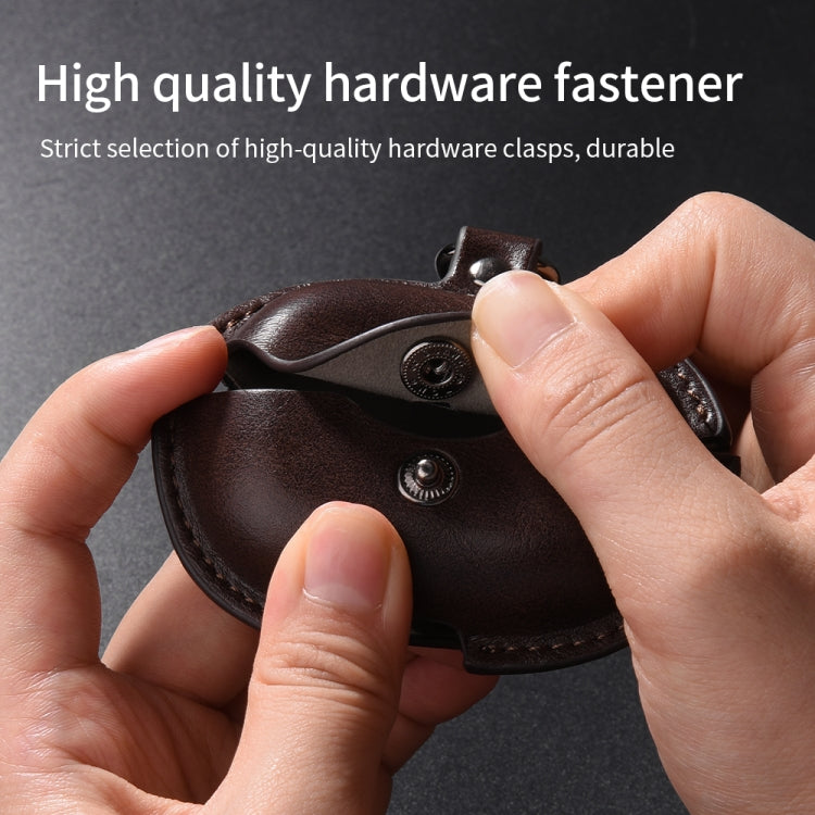 Business Leather Earphone Protective Case with Hook, For Redmi Buds 5 Pro / Buds 4 Pro / Buds 8, For Redmi Buds 4