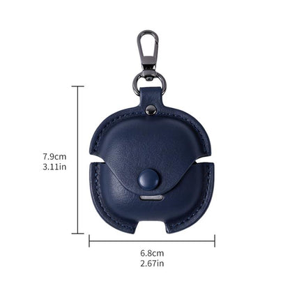 Business Leather Earphone Protective Case with Hook, For Redmi Buds 8 Active, For Redmi Buds 6 Pro / 8 Pro, For Redmi Buds 5 / 6S, For Redmi Buds 6 Active Edition