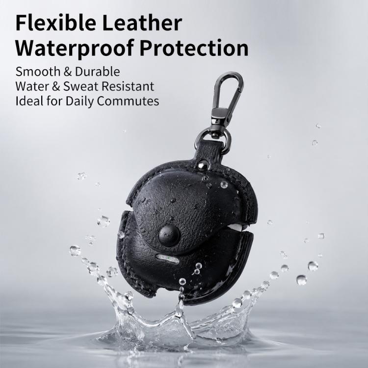 Business Leather Earphone Protective Case with Hook, For Redmi Buds 8 Active, For Redmi Buds 6 Pro / 8 Pro, For Redmi Buds 5 / 6S, For Redmi Buds 6 Active Edition