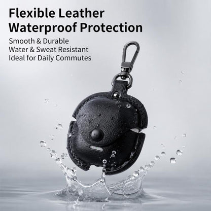 Business Leather Earphone Protective Case with Hook, For Redmi Buds 8 Active, For Redmi Buds 6 Pro / 8 Pro, For Redmi Buds 5 / 6S, For Redmi Buds 6 Active Edition