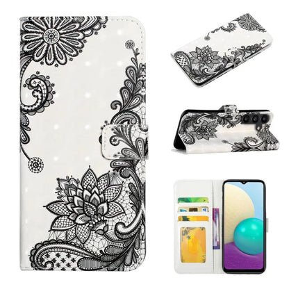 Oil Embossed 3D Drawing Leather Phone Case