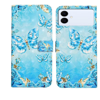 Oil Embossed 3D Drawing Leather Phone Case, For Samsung Galaxy S26 Edge 5G, For Samsung Galaxy S26 Ultra 5G