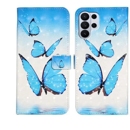 Oil Embossed 3D Drawing Leather Phone Case, For Samsung Galaxy S26 Edge 5G, For Samsung Galaxy S26 Ultra 5G