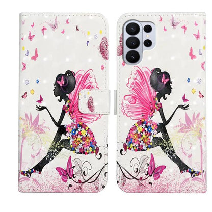 Oil Embossed 3D Drawing Leather Phone Case, For Samsung Galaxy S26 Edge 5G, For Samsung Galaxy S26 Ultra 5G